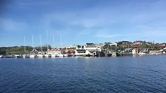 Blick auf Hjellestad