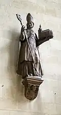 Hl. Martinus mit Modell der Stiftskirche
