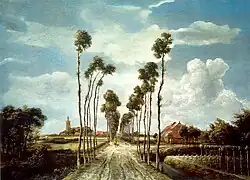 Malerei. Meindert Hobbema: Die Allee von Middelharnis, vor 1689.