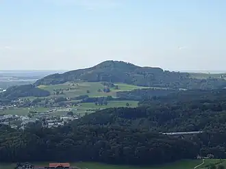 Der Hochgitzen vom Heuberg aus gesehen