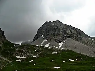 Hochgundspitze von der Rappenseehütte