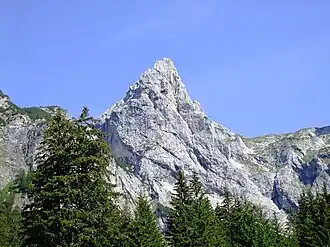 Hochkogel, aufgenommen aus der Eisenerzer Ramsau