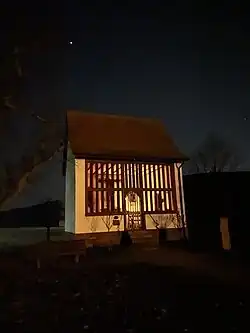 Hochkreuzkapelle bei Nacht