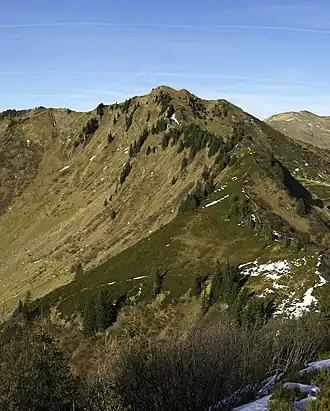 Hochrohkopf – Ansicht vom Furkakopf aus.