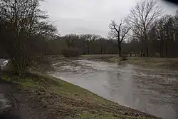 Nahle bei Hochwasser (Januar 2011)