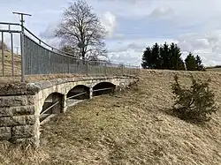 Hochwasserrückhaltebecken Eseltal (2022), Überlauf