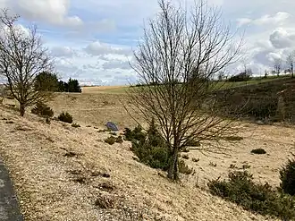 Hochwasserrückhaltebecken Eseltal (2022), Wasserseite