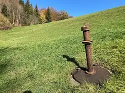 Hochwasser­rückhalte­becken Haintal (2022), Luftseite