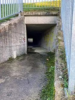 Hochwasser­rückhalte­becken Möhntal (2022), Überlauf Luft­seite