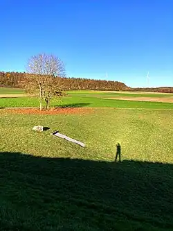 Hochwasser­rückhalte­becken Möhntal (2022), nörd­liche Hang­entlastung