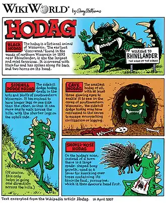 Holdag, WikiWorld Webcomic von Greg Williams