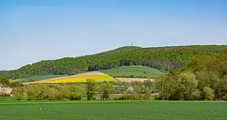 Heuberg bei Hofgeismar aus Richtung West-Südwest