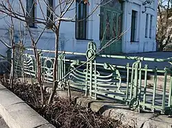 Spezielle Variante des Stadtbahngeländers, so nur beim Hofpavillon anzutreffen