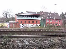 Stellwerk Riemke an der Bahnstrecke nach Herne