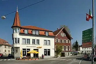 Alte Rathaus, erbaut 1909.