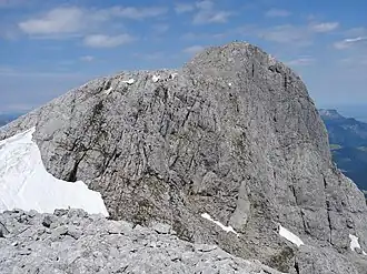 Gipfelbereich von Süden