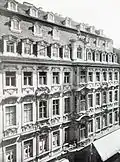 Hohmanns Hof, Haus Nr. 15, um 1900, heute hier der Messehof