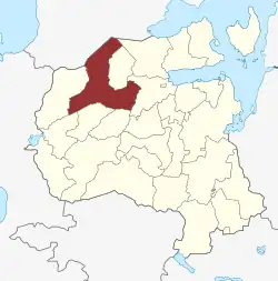 Lage des Kundby Sogn in der Holbæk Kommune