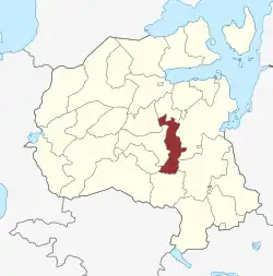 Lage des Kvanløse Sogn in der Holbæk Kommune