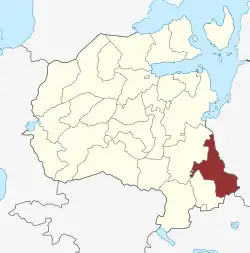 Lage des Soderup Sogn in der Holbæk Kommune