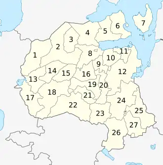 Kirchspiele der Kommune