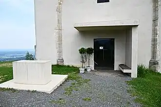 Eingangsportal Wolfgangikirche Hollenegg