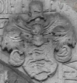 Wappen Bock von Nordholz auf Epitaph 1588 - vergrößert