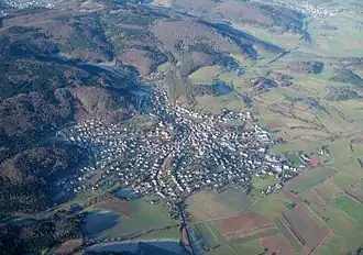 Luftaufnahme Ortsteil Holzhausen