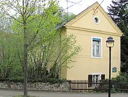 Schlichte Putznuten zur Nachbildung von Gesimsbändern, 1891 (Holzhof, Hoflößnitz)