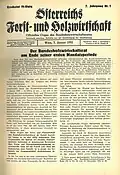 Holzkurier Cover 1952