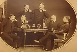 WS 1884/85: Gruppenbild der Leibfamilie Busse