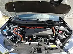 Motorraum des Hybrid