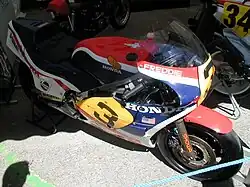 Die Honda 500&nbsp;cm³ von Freddie Spencer aus dem Jahr 1983