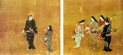 Stellschirm-Paar Honda Heihachirō und Begleiter[A 6]