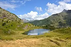 Hopschusee mit Moorgebiet