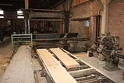 Horizontalgatter aus dem Jahre 1905 im Sägereimuseum