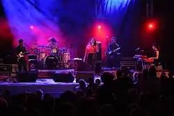 Mayra Andrade mit Band beim Weltmusikfestival Horizonte 2014