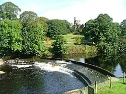 Der River Lune bei Hornby Castle, 13 km vor Lancaster