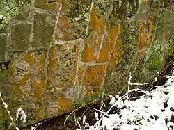 Mauerwerk der Steinsäule