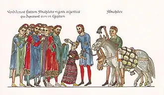 Josef wird von seinen Brüdern nach Ägypten verkauft