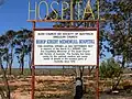 Hinweistafel am Hospital von Cook (2010)