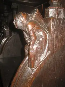 Mönch mit Weinbütte (A10).