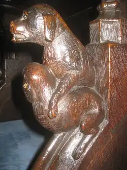 Wolf mit Beutetier (A14).