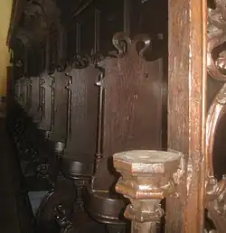 Trennwangen in Segment&nbsp;A.