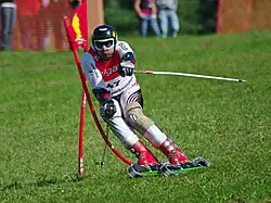 Hossein Kalhor im Super-Kombinations-Super-G der WM 2009