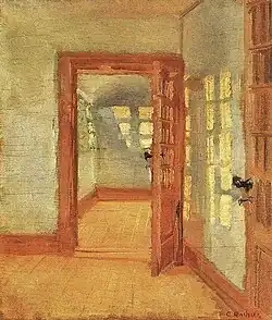 Brøndum Nebengebäude. Interieur, 1918, Skagens Museum