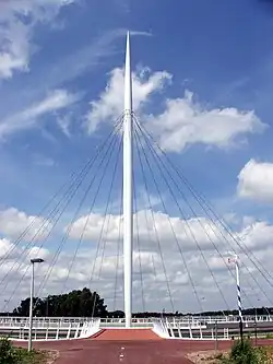 Hovenring, auf Fahrradebene