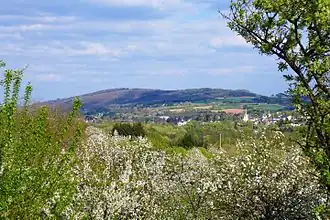Blick auf Bilsdorf, Körprich und den Hoxberg von Piesbach aus