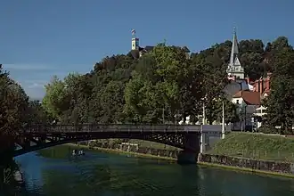 Hradecky-Brücke Hradeckega most