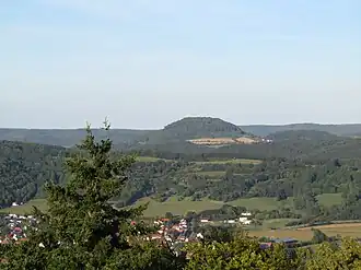 Der Hülfensberg von Westen